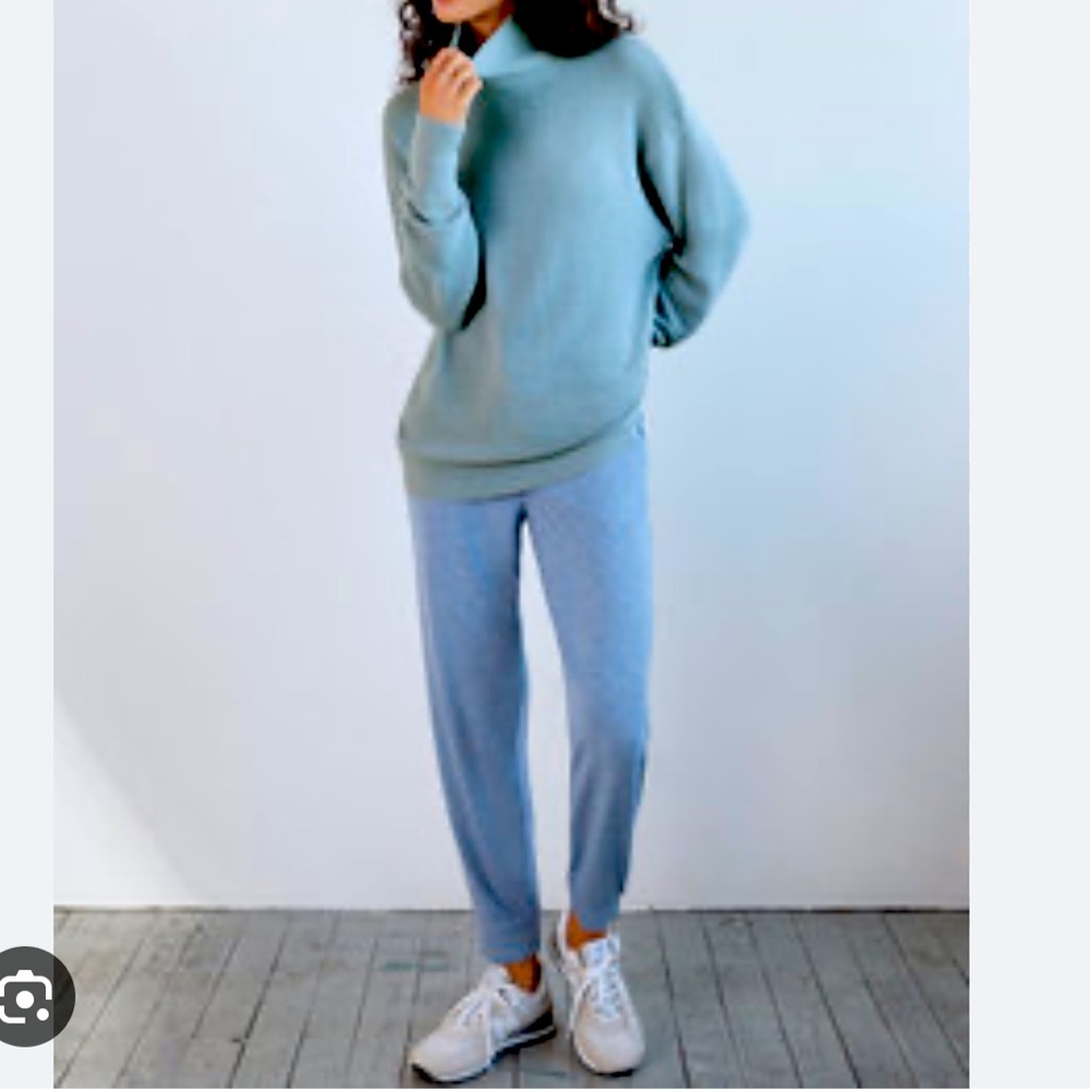 Aritzia Wilfred Free Heathered Dune Blue Yael Jogger
